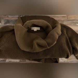 Michael Kors cowl neck sweater. Olive. XS. Barely worn.